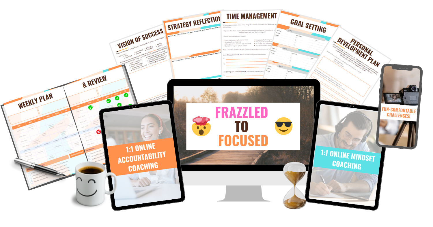 Business Mindset & Accountability Coaching - Frazzled to Focused