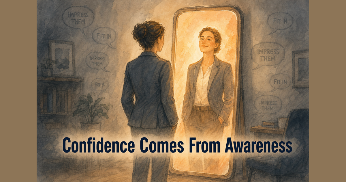 Biran confidence comes from awareness